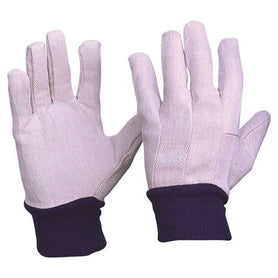 Pro Choice Cotton Drill Blue Knit Wrist Gloves Mens Size - Pack of 12