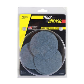 Sheffield ALPHA Carded 5 Pack Mini Grinding Disc R Type Zirconia - 75mm x Z36