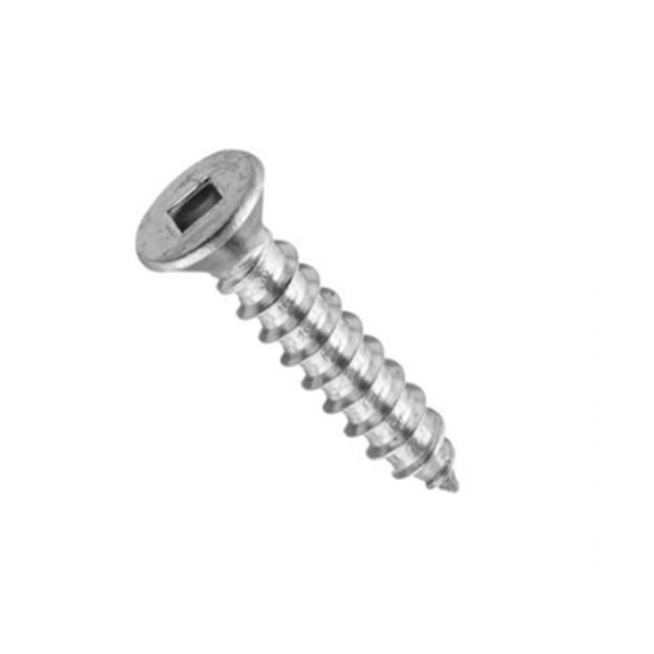Inox World CSK Square Self Tapping Screw A2 (304) 8G Pack of 100 (4041362899016)