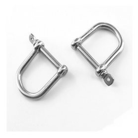 Inox World D Shackle Wide Mouth A4 (316) M12 Pack of 2 (4018989203528)