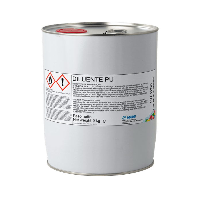 MAPEI Diluente PU Thinners for PRIMER PU60 9kg