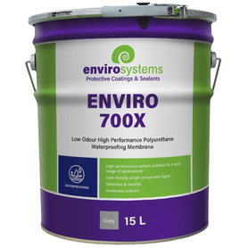 Envirosystems Enviro 700X Low Odour High Performance PU Waterproofing Membrane 15L