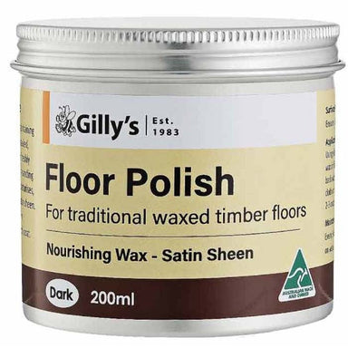 CW Gilly Floor Polish Traditional Waxed Timber Floors - 200ml