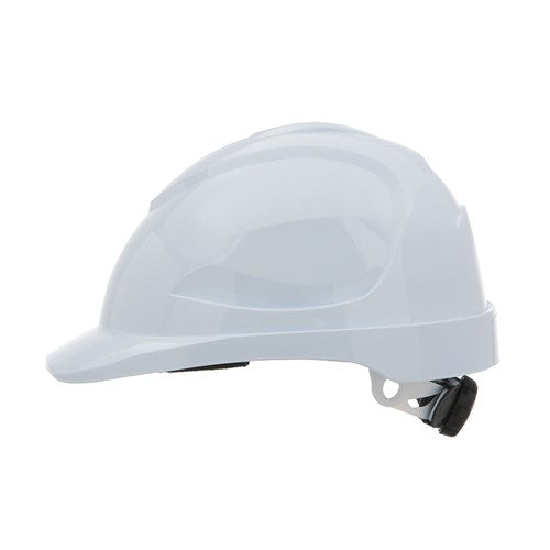 Pro Choice V9 Unvented Polycarbonate Type 2 Hard Hat With Ratchet Harness