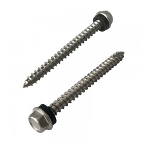 Inox World Hex Flange Screw w/Neo T17 A4 (316) 14G Pack of 250