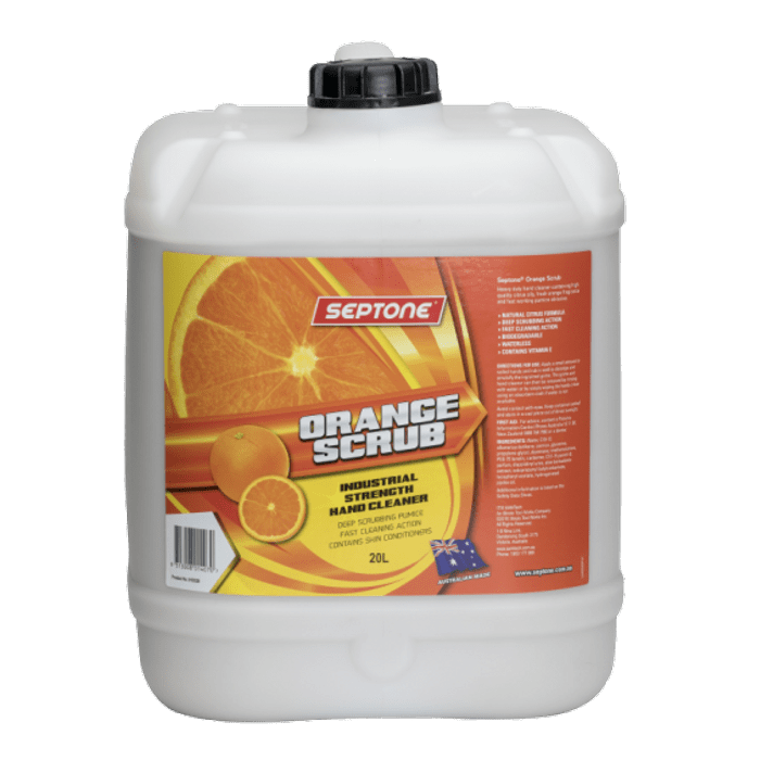 CW Septone Orange Scrub Industrial Strenght Hand Cleaner