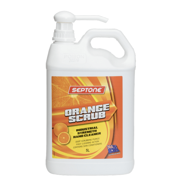 CW Septone Orange Scrub Industrial Strenght Hand Cleaner