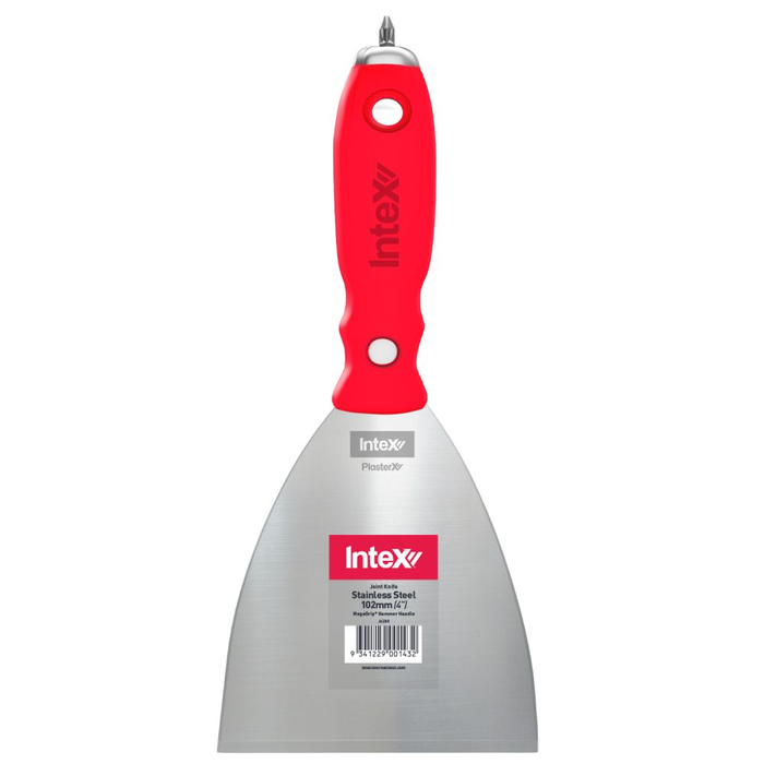 Intex PlasterX® Stainless Steel Joint Knife with MegaGrip® Hammer Handle