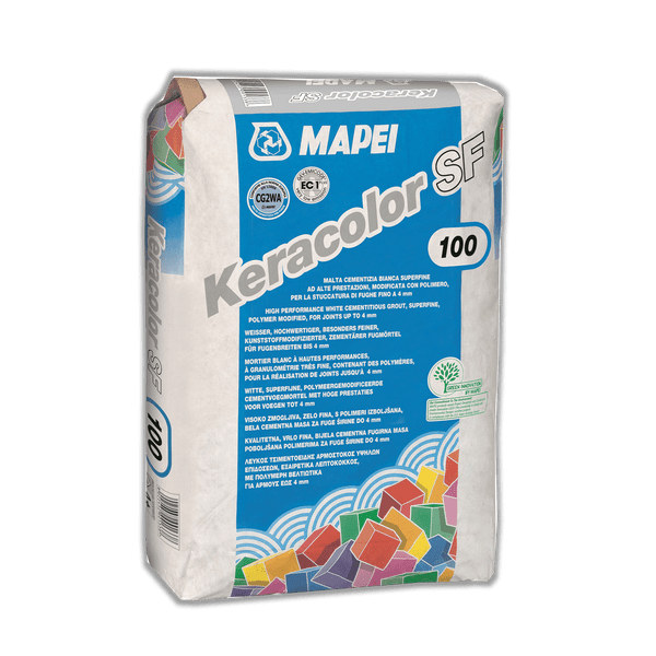 Mapei White Cementitious grout Keracolor SF