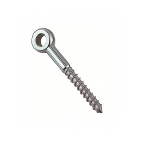 Inox World Stainless Lag (Small) Eye Screw A4 (316) M6x60 Pack of 10 (4048037445704)