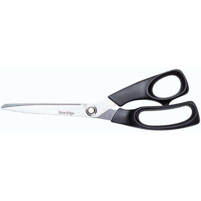 Sheffield Sterling Black plastic Handle Smart Edge Scissors (3560299528264)
