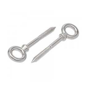 Inox World Lag Eye Screw with Collar A4 (316) M12 x 120 Pack of 5