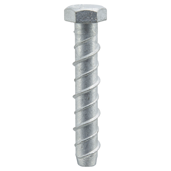 Bremick Hex Flange Head Zinc Plated Masonry Screw Anchors M12 Pack of 50 (4569746669640)