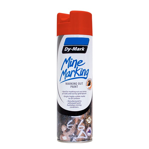 Dy-Mark 350g Mine Marking Vertical Paint - Box of 12