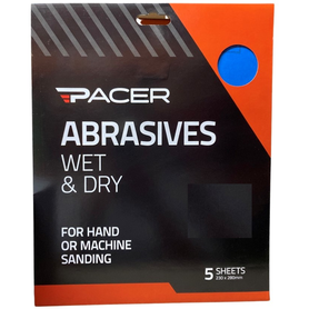 CW PACER Wet & Dry Abrasive Sandpaper - 5 Pack