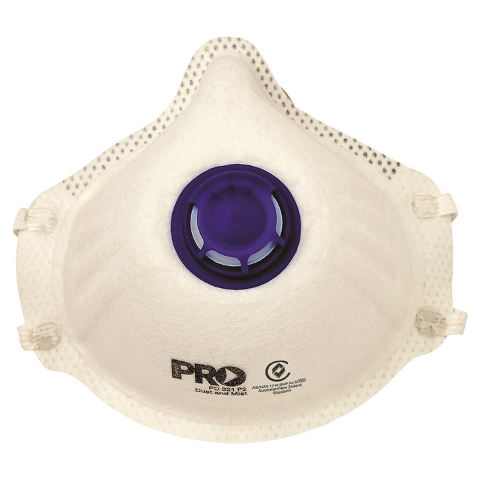 ProChoice Respirators P2 with Valve Resealable Poly Bag Ensuring Masks (1443992535112)