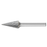 PFERD Conical Pointed Burrs 6mm Shank C3 Plus Standard