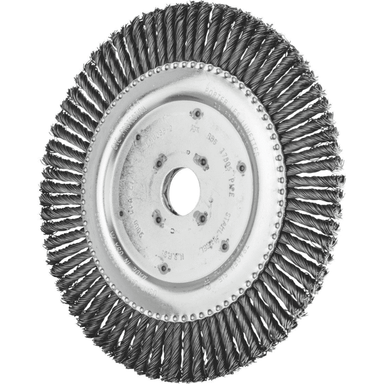 PFERD Wheel Brush RBG Twist Knot Steel 22.2 Arbor Hole Pipeliner Pack of 10 (1615847686216)