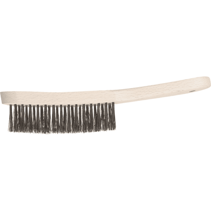 Pferd Hand Scratch Brush Inox Wire Wooden HBK 30 St 0.35 Pack of 10 - SPF Construction Products