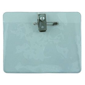 Sheffield ID Badge Holder W/Pin & Clip Clear (10pcs) Office & Stationery Accessories Sheffield (1588009926728)
