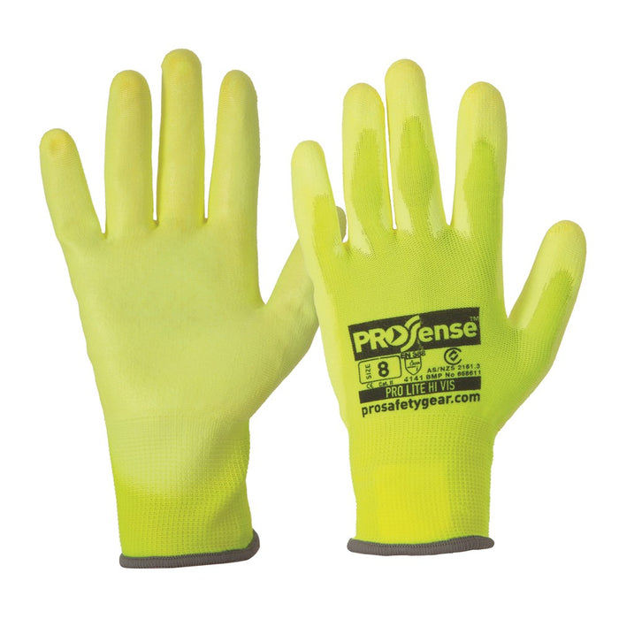 ProChoice Prosense Polyurethane Coated Palm Prolite Glove Pack of 12 (1445109923912)