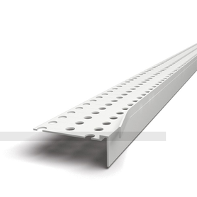 Intex L Bead Perforated PVC Stopping Angle with ZipStrip® 3000mm Carton of 50 Lengths