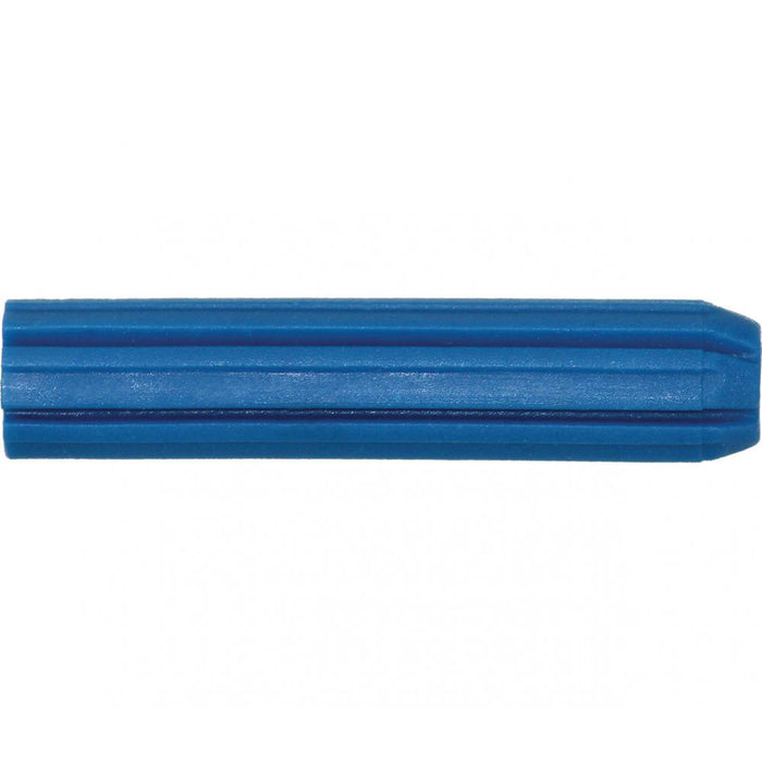 Bremick Metric PVC Wall Plugs Anchors Blue 8mm Frame Pack of 500 (4577697071176)