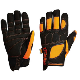 ProChoice Profit Provibe Velcro Anti-vibration Leather Glove (1445161828424)