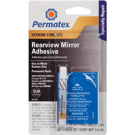 CW PERMATEX Extreme Rearview Mirror Adhesive 2 Part Kit