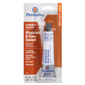 CW PERMATEX Flowable Silicone Windshield & Glass Sealer - 42g