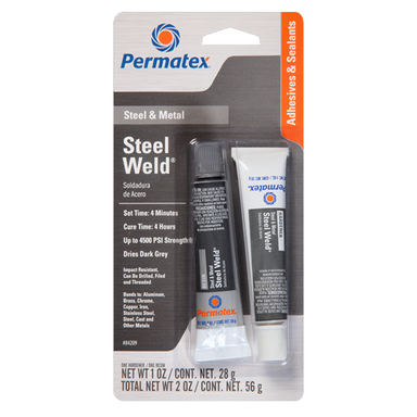 CW PERMATEX Steel Weld multi-metal Epoxy Adhesive