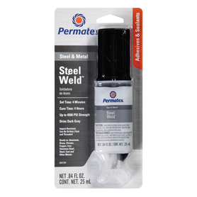CW PERMATEX Steel Weld multi-metal Epoxy Adhesive