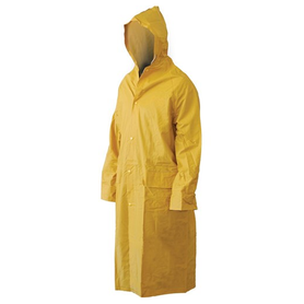 Workit Workwear Yellow Full Length Pvc Rain Coat