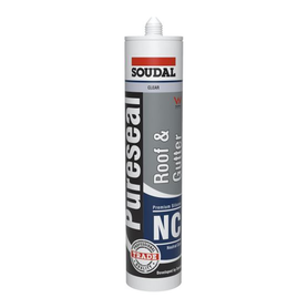 Soudal Pureseal Roof & Gutter Silicone Sealants 300ml Box of 20