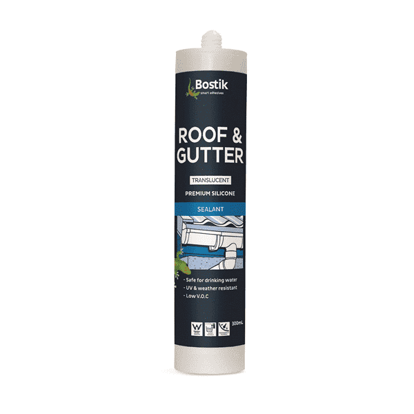 Bostik Roof & Gutter Silicone 300ml ctg Box of 6