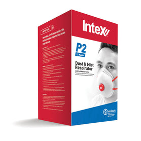 Intex P2 Dust & Mist Disposable Respirator Exhalation Valve Box of 12 (Box of 20pcs)