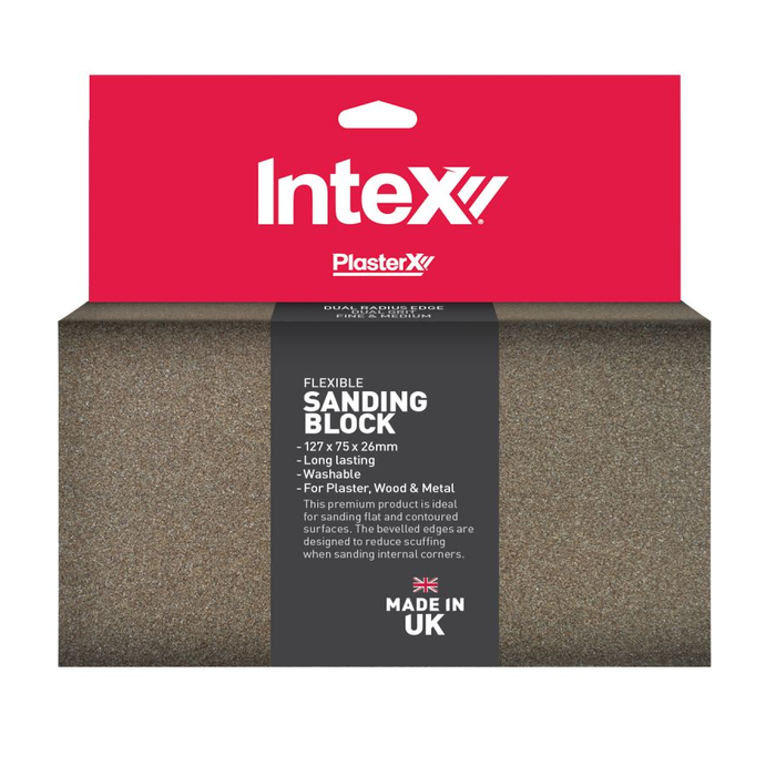 Intex PlasterX® Angled Sides Foam Sander Block w/Radius Edges Box of 28 Blocks