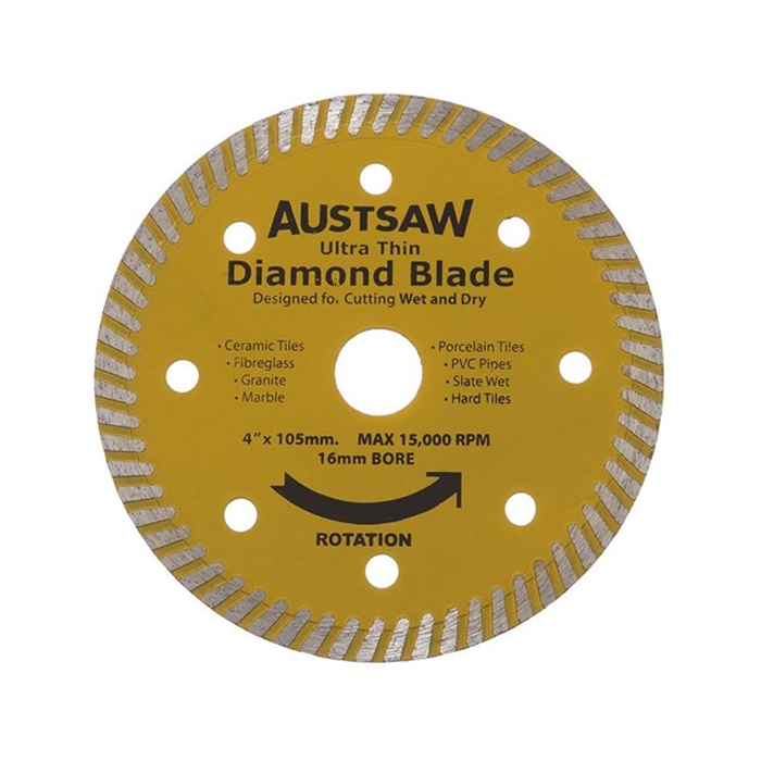 Sheffield Austsaw Masonry Ultra Thin Highest Diamond Blade Carded 1 Pce