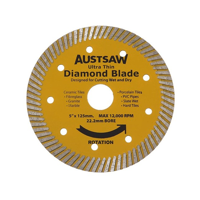 Sheffield Austsaw Masonry Ultra Thin Highest Diamond Blade Carded 1 Pce