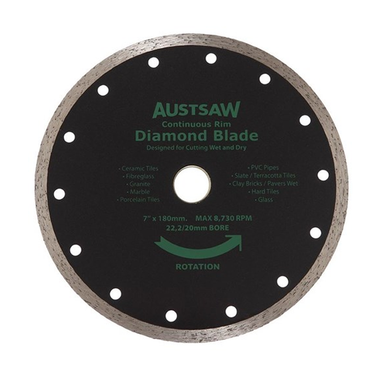 Sheffield AUSTSAW Diamond Blade Continuous Rim (150mm, 180mm)