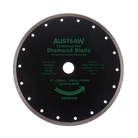 Sheffield AUSTSAW Diamond Blade Continuous Rim (250mm, 300mm)