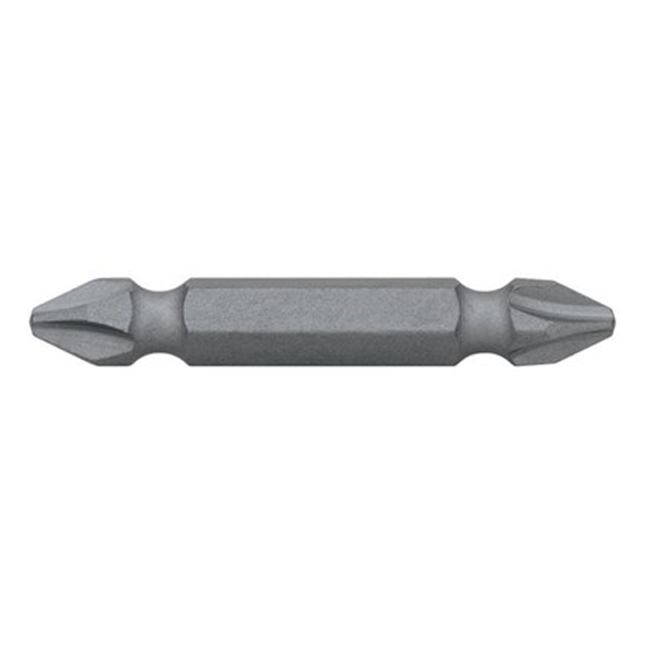 Sheffield ALPHA PH2 Phillips Double Ended Power Bit 1/4" Shank Carded