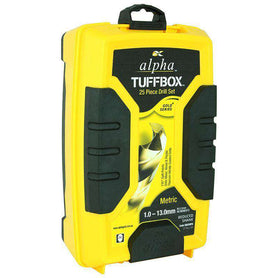 Sheffield Alpha 25 Pce Reduced Metric Alpha Tuffbox Jobber Drill Set (1589830385736)
