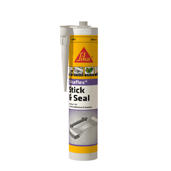 Sikaflex®-111 Stick & Seal 290ml Flexible adhesive & sealant (12 ctg per box)