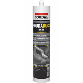 Soudal Soudaduct HVAC Acrylic Duct Sealant 270ml Grey Box of 24