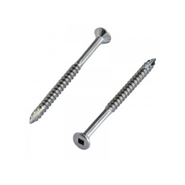 Square Drive Decking Screw A2 (304) T17 W/Ribs Retail Pack of 500