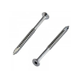 Square Drive Decking Screw A2 (304) T17 W/Ribs Retail Pack of 1000