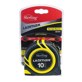 Sheffield Sterling Ultimax Tape Measure: 10m x 25mm Metric