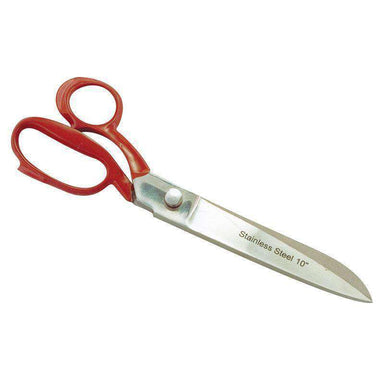 Sheffield Sterling 10"/12" Steel Tailoring Shears with Red Handle (3881895100488)