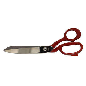 Sheffield Sterling 10"/12" Steel Tailoring Shears with Red Handle